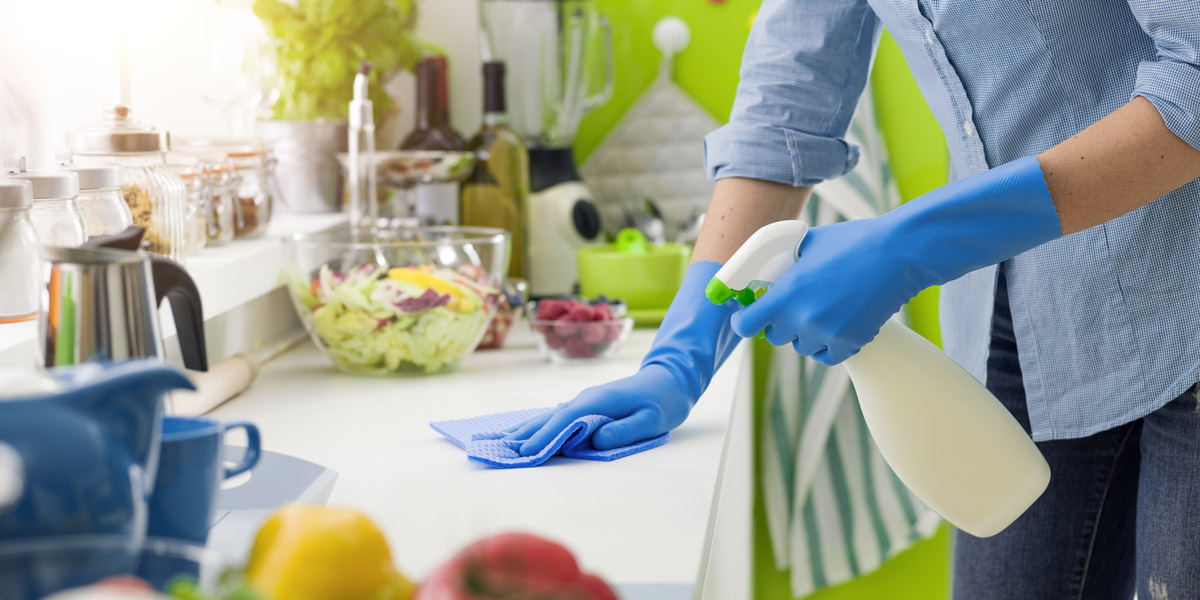 kitchen cleaning