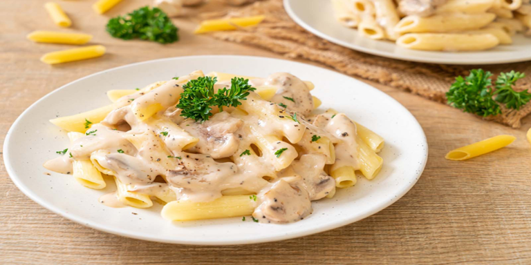 white sauce pasta