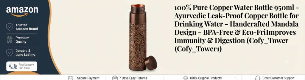 copper water bottle