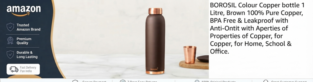 copper water bottle
