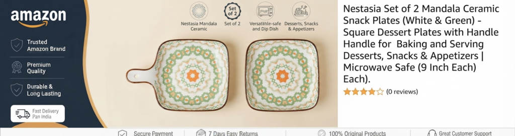 snacks plates