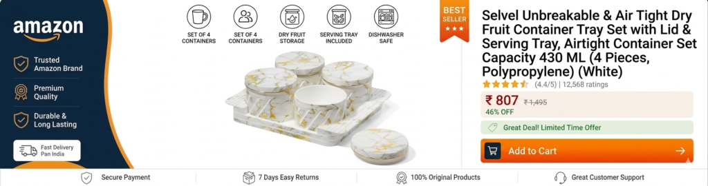 Dry Fruit Candy Set
